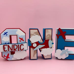 De tijd vliegt 3D-letters, eerste vlucht verjaardag, de tijd vliegt verjaardagsfeestje, eerste avontuur, de tijd vliegt decoratie verjaardagsfeestje