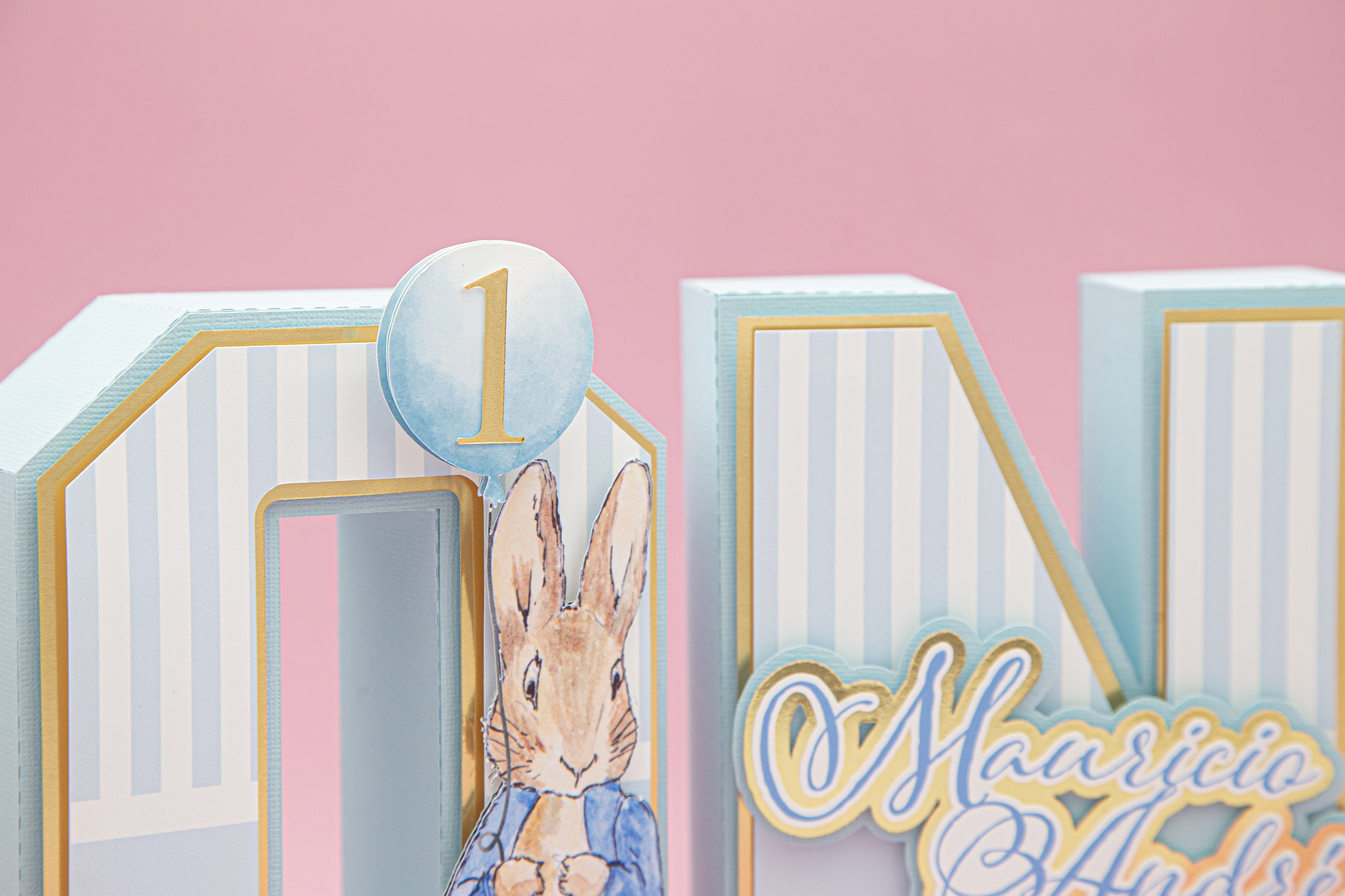 Peter Rabbit 3D Letters, Birthday Party Decorations - Etsy