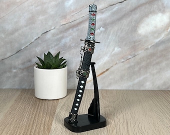Samurai Style Katana Office Home Decoration, 8&quot; in length