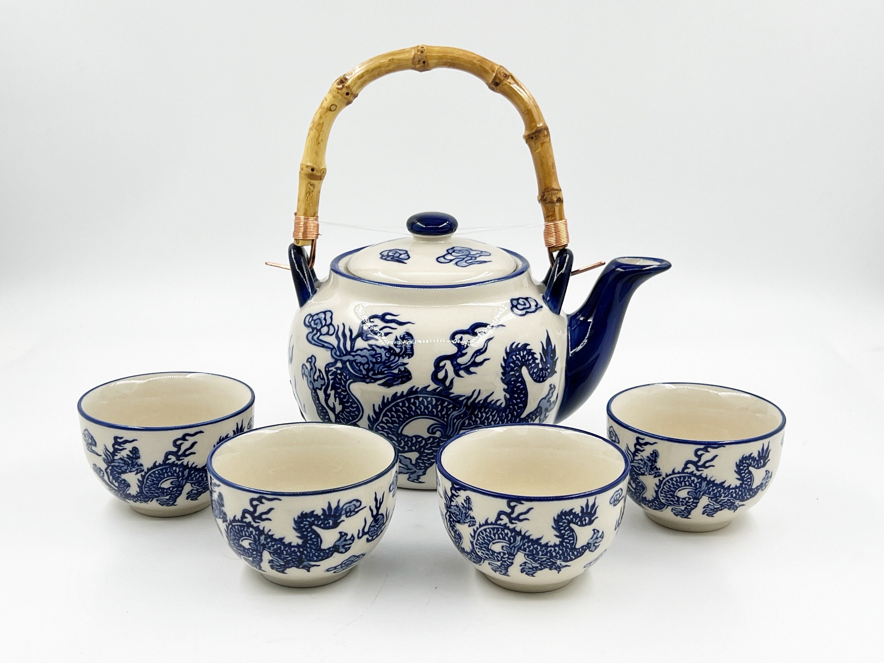 ドラゴンモチーフ 陶器ポット Chinese dragon pot - Etsy 日本