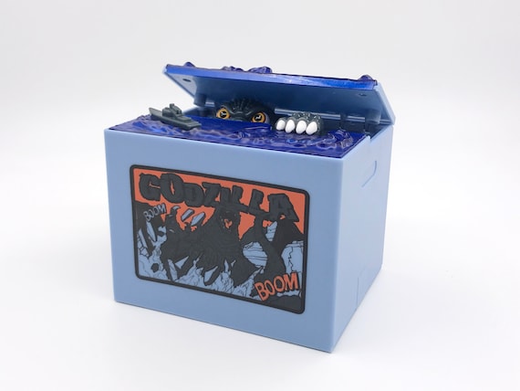 Electronic Stealing Coin Box Piggy Bank, Monster Dinosaur Bank Toy, Musical Moving Stealing Money Bank Anime Gift for Boys Girls Kids