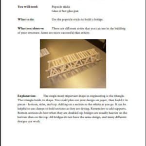Montessori Physics Experiment Cards