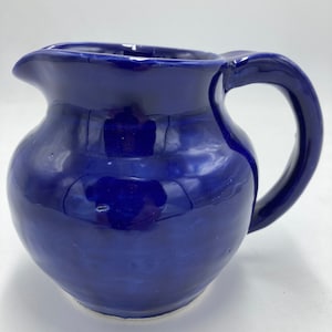 Cobalt Blue Water/Creamer Pitcher