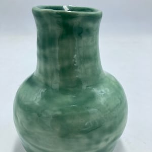 Green Pottery Porcelain Vase