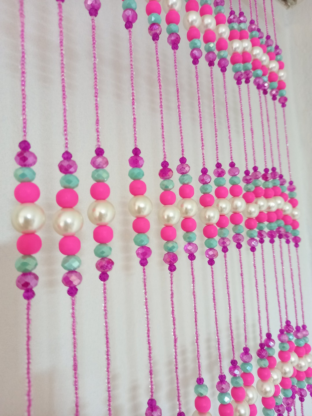 Beaded Short Curtains Window, Beaded Curtain Doorway, Beaded Curtain