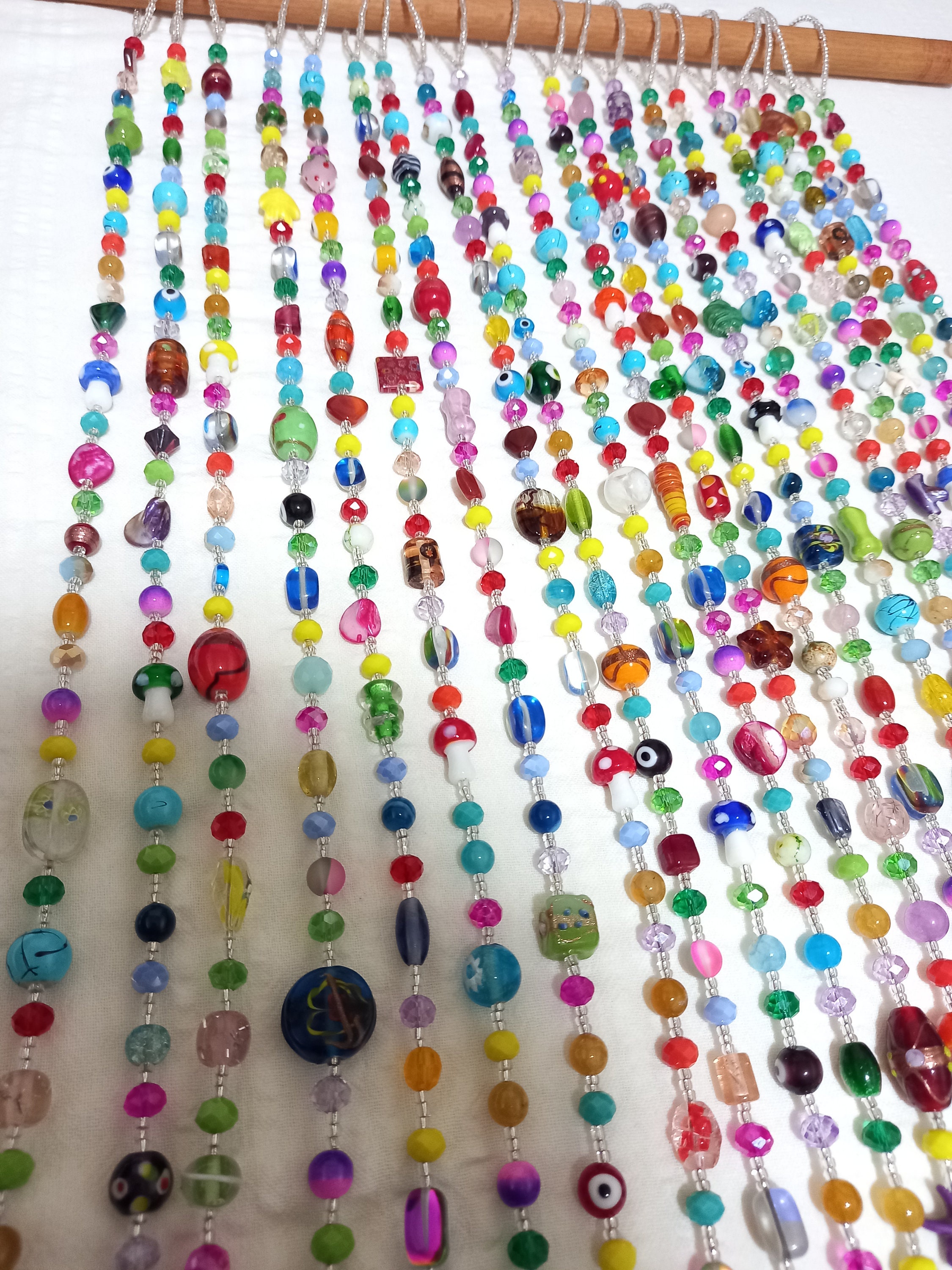 Beaded Short Curtains Window, Beaded Curtain Doorway, Beaded Curtain