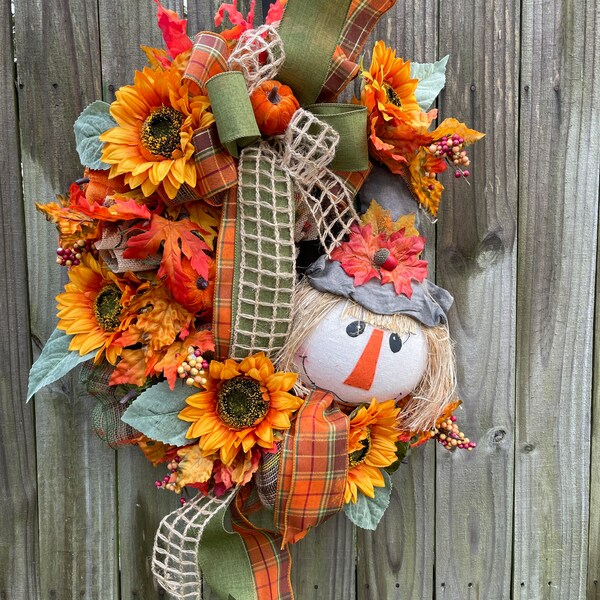 Scarecrow Wreath Kit Etsy