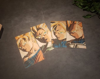 Marque page Manga Dragon ball z en impressions sur bois