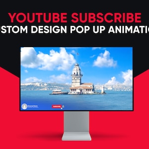 Animated YouTube Like | Subscribe and Bell Video Overlay | Easy to Use and Hassle Free | A Professional Addition To Your Videos | Full HD 4K