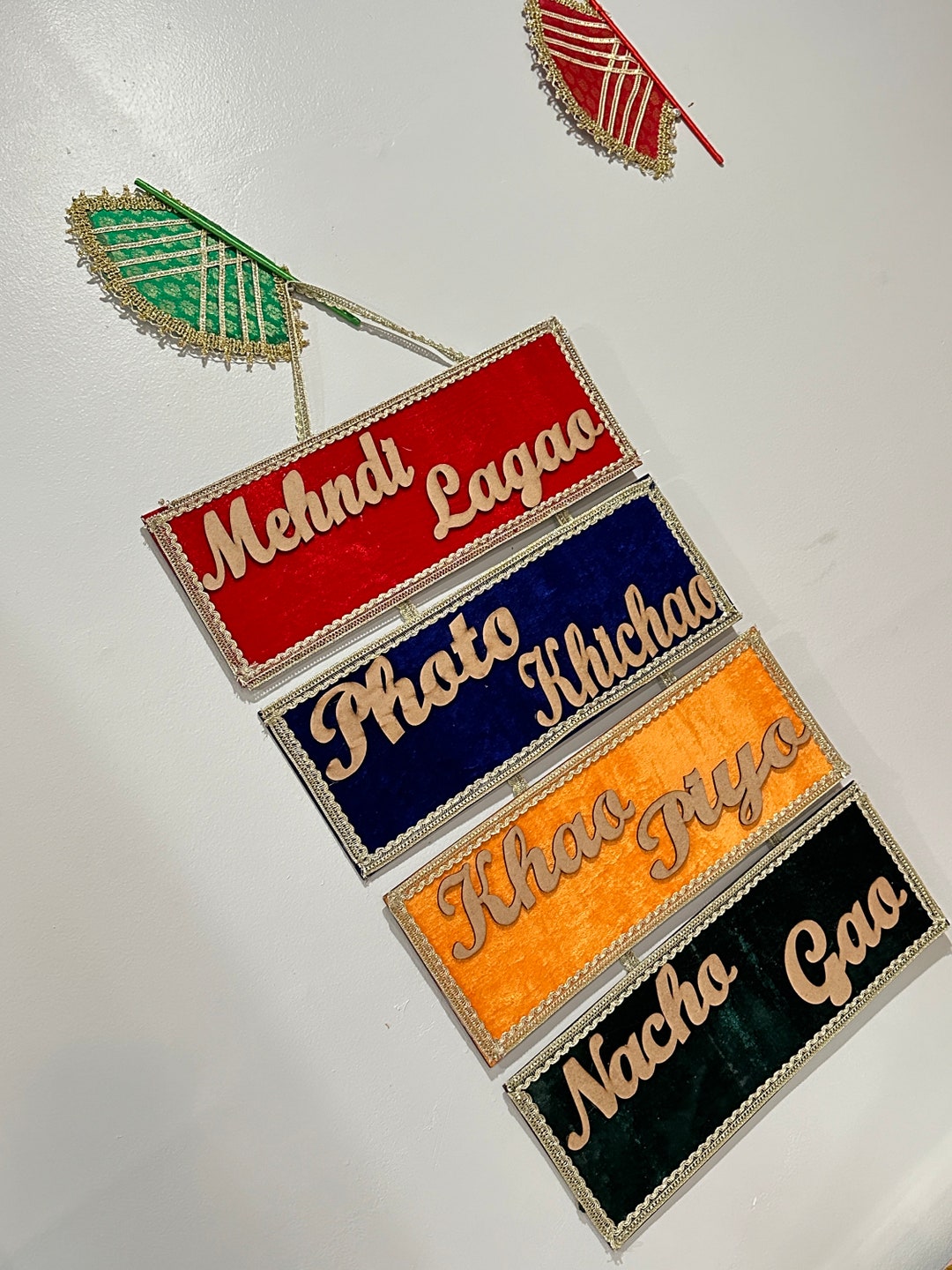 Mehndi Board/ Hanging Sign: Desi Wedding