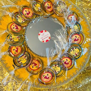 Bangles with Thaal for Mehndi Favors/Bangles for Mehndi/ Dholki Favvors. Bolay Churian