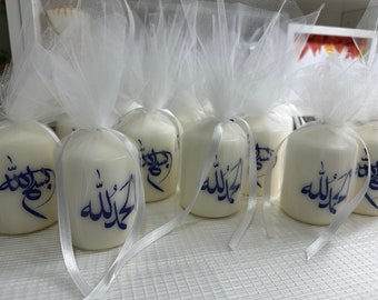 Velas Nikkah/Boda/Ameen/Baby shower/Vela de favores de fiesta