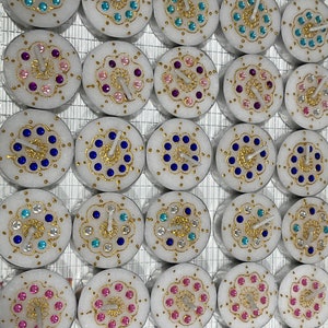 Henna Designed Diwali/Wedding/party Tea Light Candles