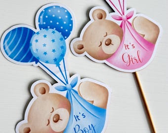 Fiesta de baby shower/revelación de género