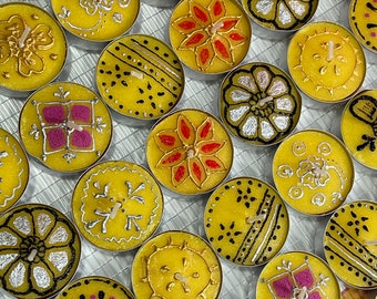 Velas de té con diseño de henna para Diwali, bodas y fiestas