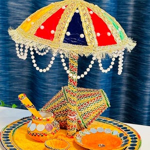 Mehndi  Thaal/ Wedding Thaal/ Decorative Thaal