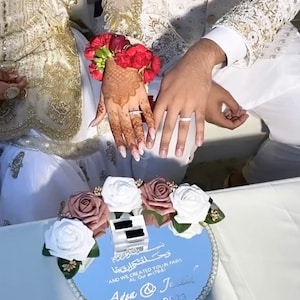Mirror Ring tray/Wedding/Nikah/Engagement  Decorative Mirror Tray
