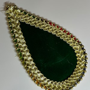 Rasam Leaf / Mehndi Leaf/Mehndi Paan Patta, designed to add beauty to your special events.(2 Pieces)