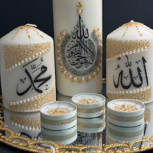 Elegant Candle Gift Set for Muslim