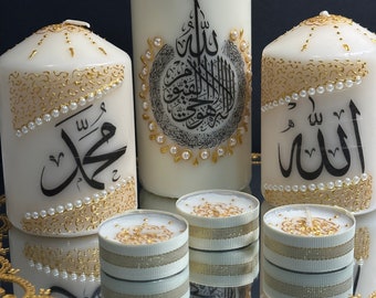 Elegante kaarscadeauset voor moslim