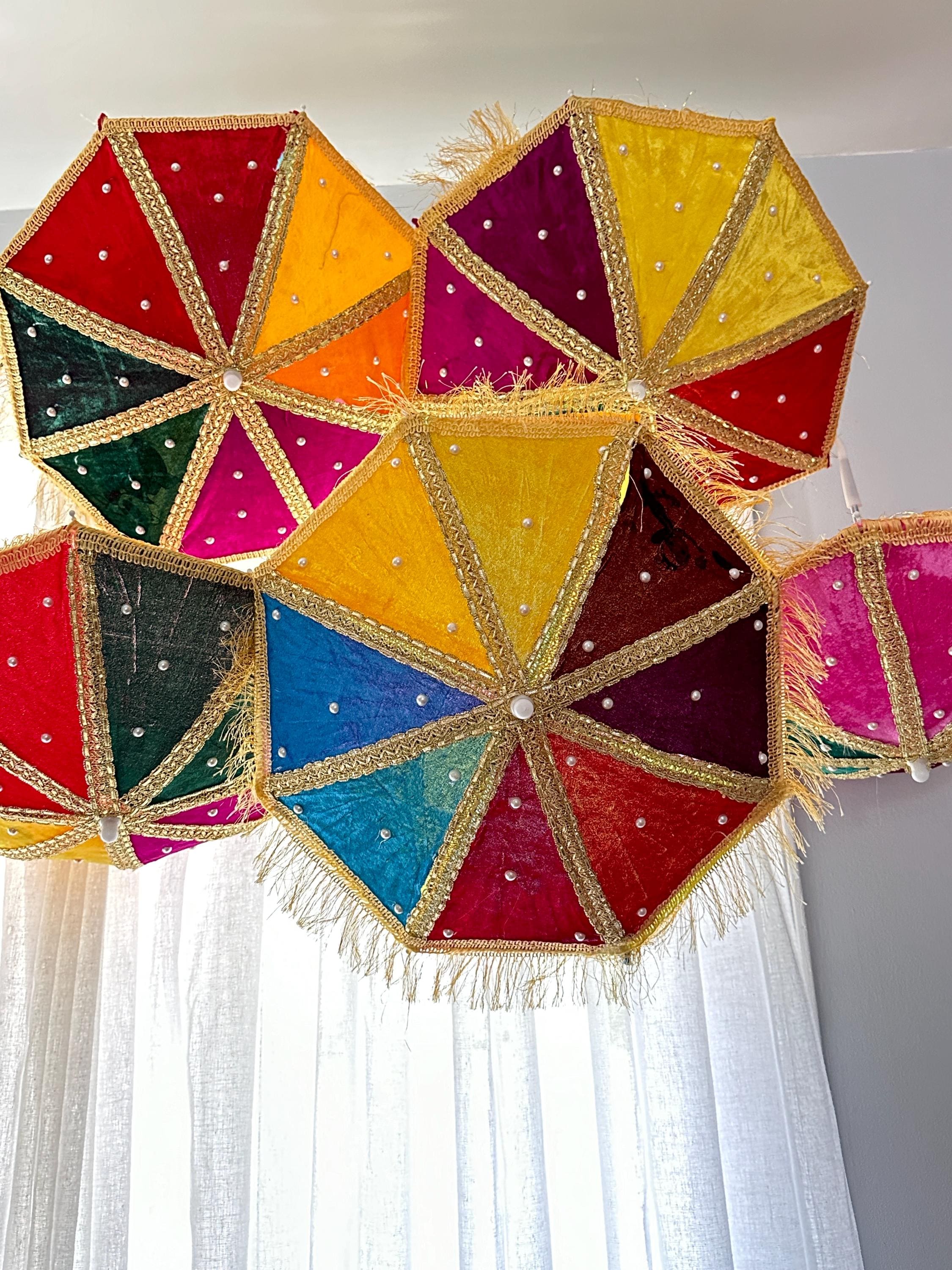 Wedding Decorations/ Umbrella/ Dholki,mehndi Decorative Umbrellas - Etsy