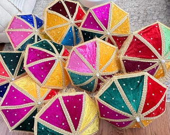 Decoraciones de boda / Paraguas / Dholki, Paraguas decorativos Mehndi