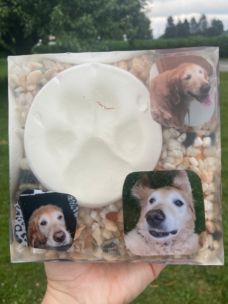 Pet Memorial Pyramid Large Resin Memorial Dog/cat Ashes Etsy