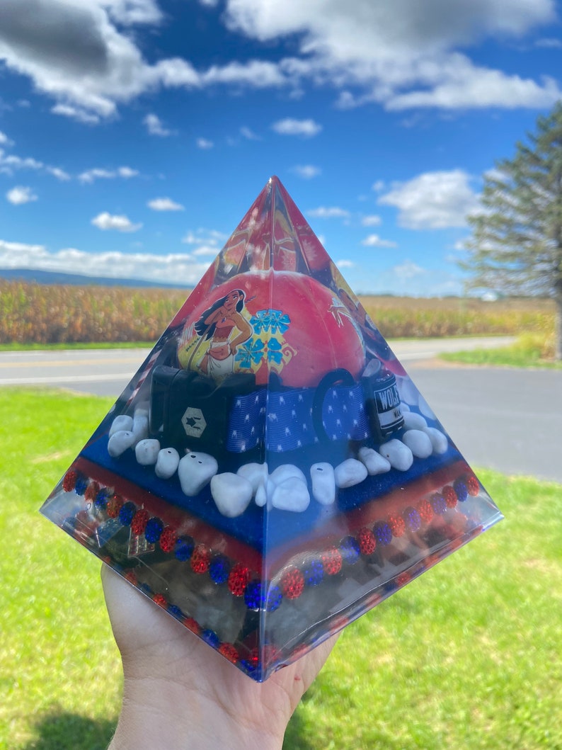 Pet Memorial Pyramid Large Resin Memorial Dog/cat Ashes Etsy