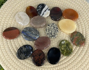 Crystal worry stone