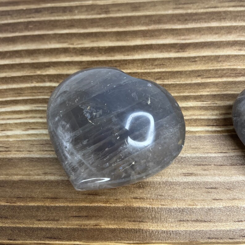 Blue Rose Quartz Heart Etsy