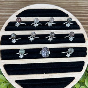Garden Quartz Adjustable Ring