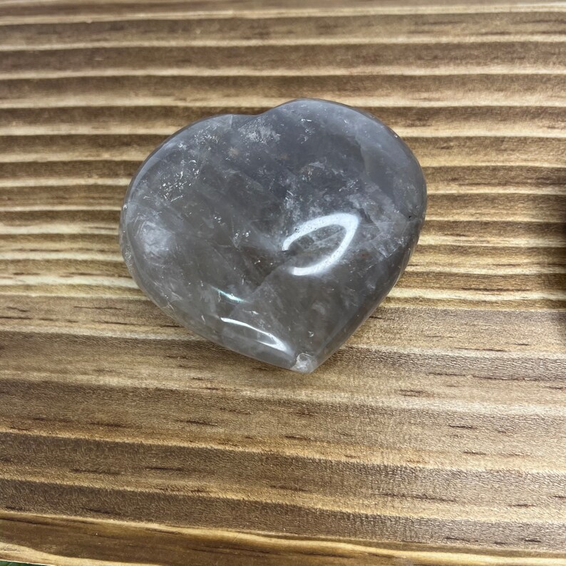 Blue Rose Quartz Heart Etsy