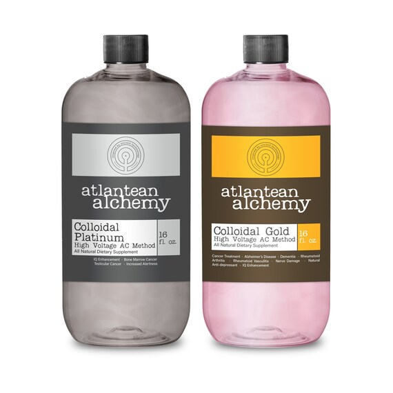Colloidal Gold & Platinum Bundle 16oz Etsy