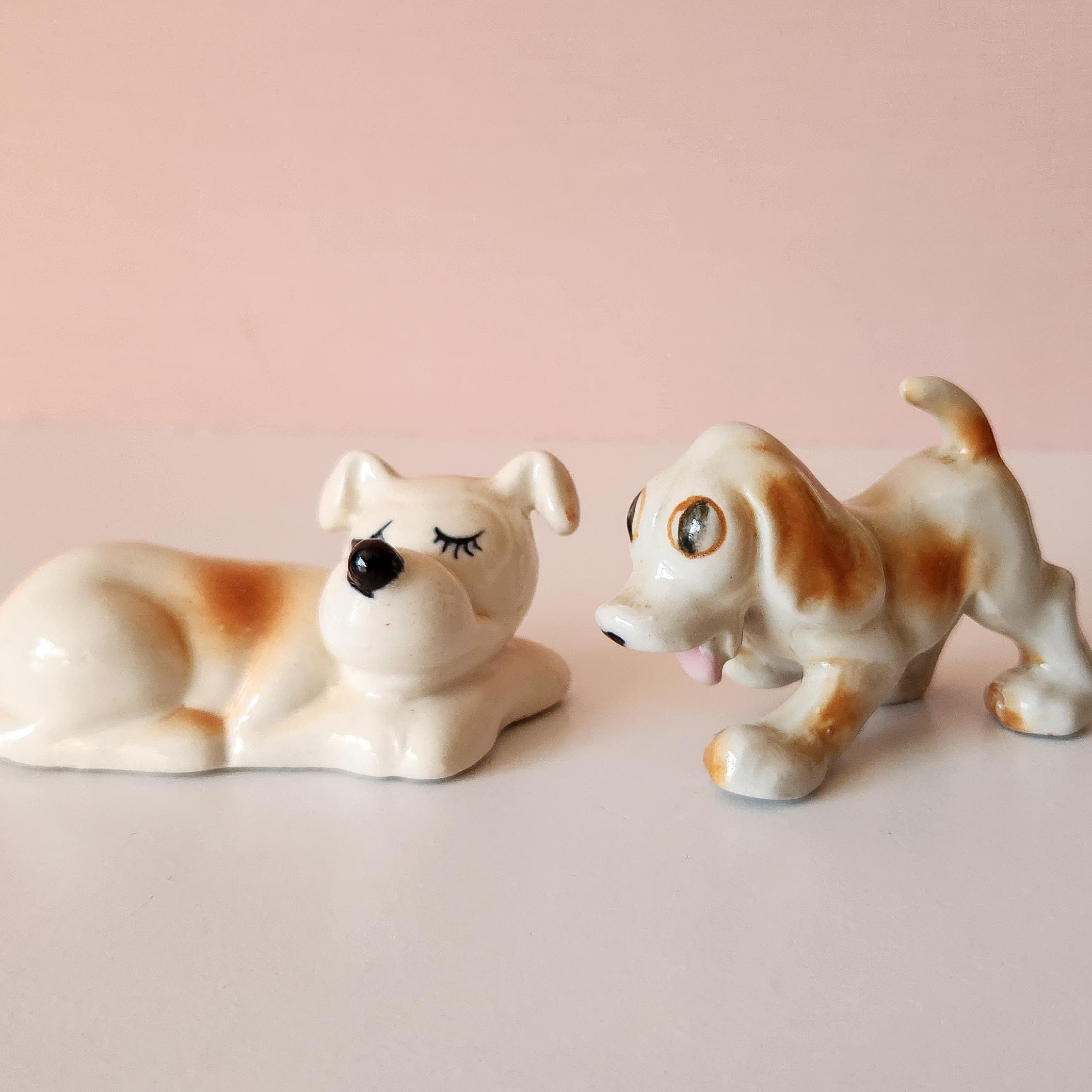 Vintage Japan Cartoon Dog Figurine - Etsy