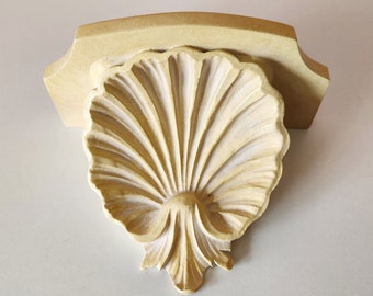 Vintage Shell Wall Sconce Shelf