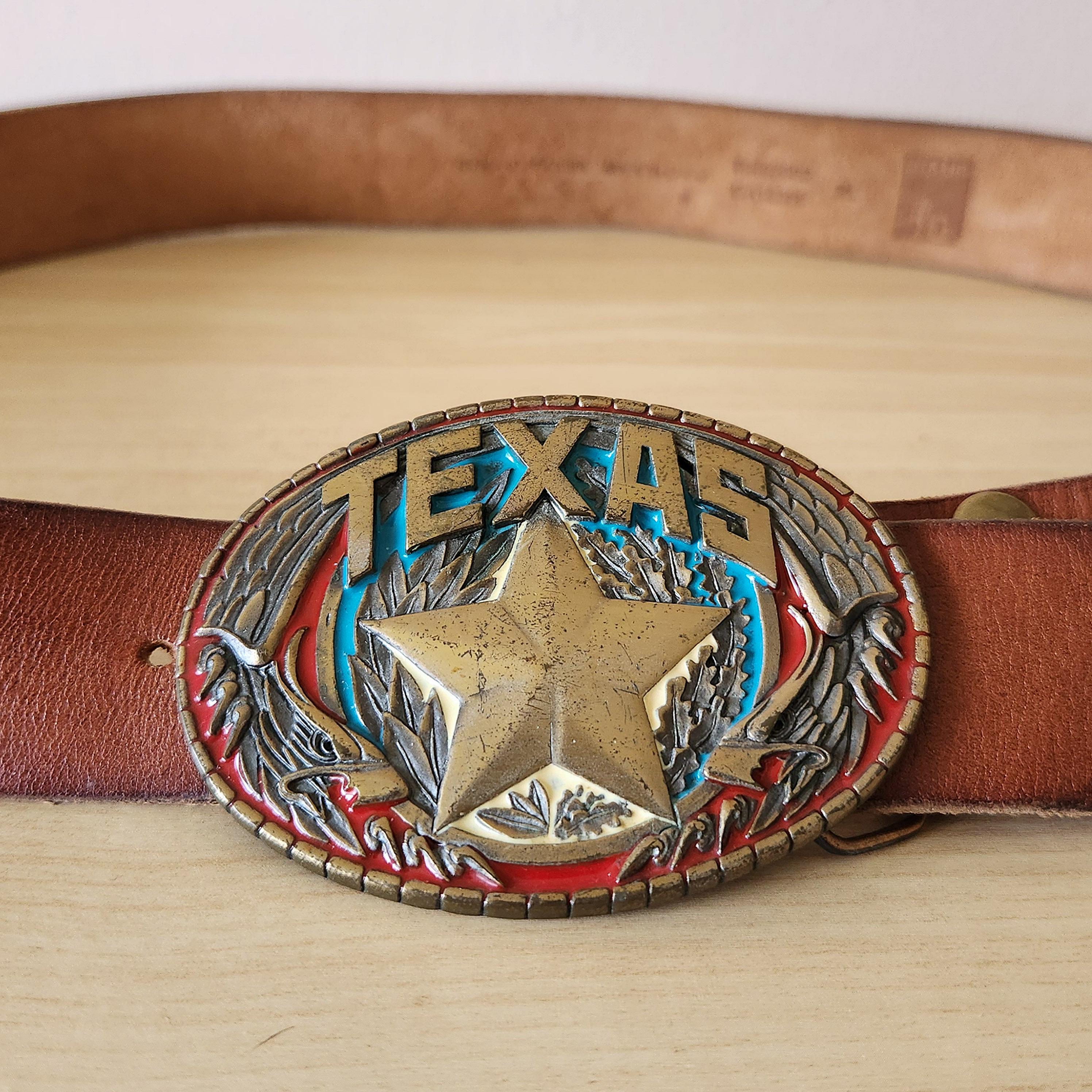 1990s bejeweled leather suede belt red with gold buckle by Gail Labelle Size S 90 main image 2