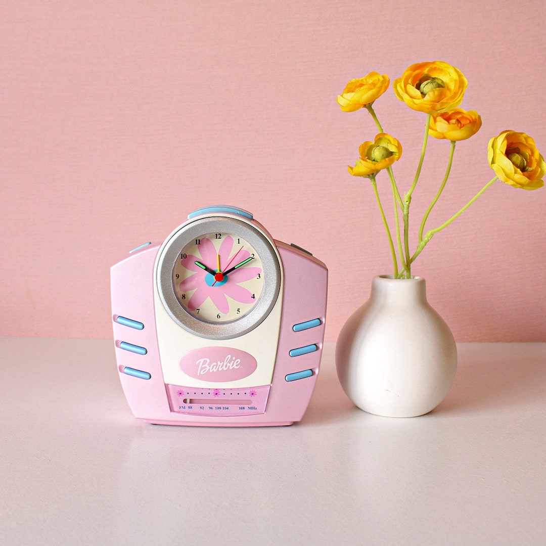 Vintage Barbie Clock Radio, 2000's, Still in Box Etsy