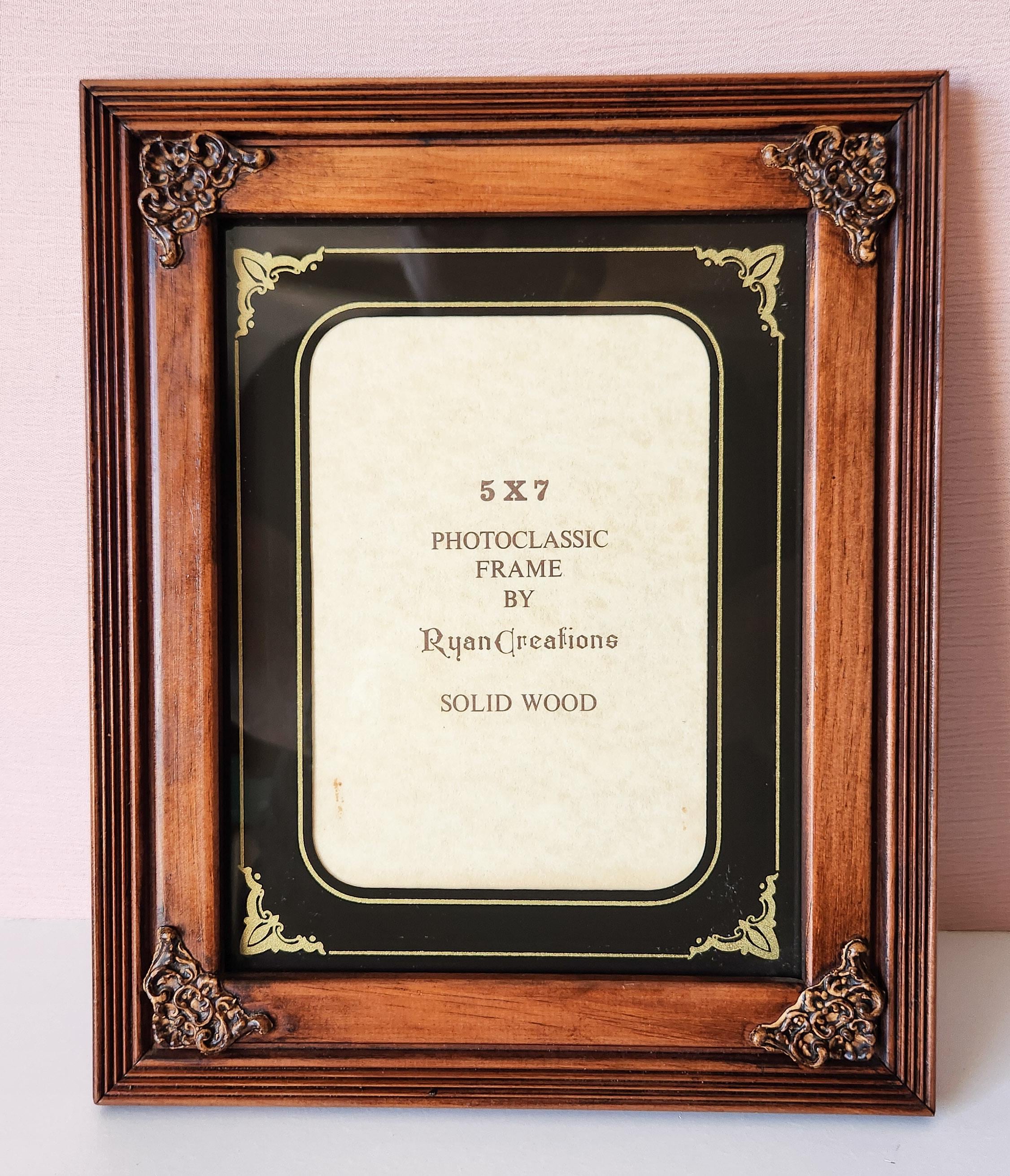 額縁 1970~ Wood Frame Vintage Poster Vintage Antiqued Solid Wood Handcrafted 5
