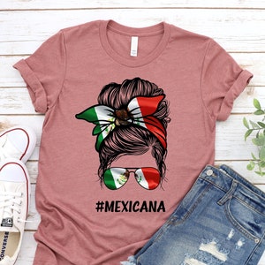 Mexicana T-shirt, Mexican Independence Day, Hispanic Heritage Month Shirt, Latina Power Shirt