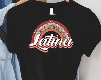 Latina Rainbow T-Shirt, Hispanic Heritage Month Tee