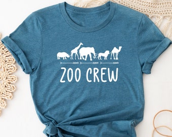 Zoo Crew T-Shirt, Family Matching Animal Keeper Tee