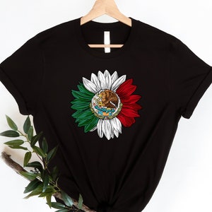 Mexican Day of Independence Shirt, National Hispanic Heritage Month Shirt, Mexico Sunflower Shirt, Proud Hispanic Shirt, Gift for Her