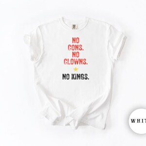 Comfort Colors Democracy Has No King Flag Shirt, Anti Trump Shirt, Upside Down American Flag Shirt, Anti Maga Shirt, Liberal Tshirt