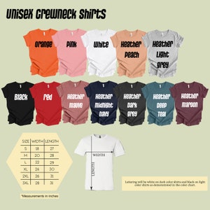 a group of t - shirts with the names of each of them