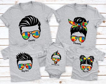Building Blocks Family Birthday Shirts - Matching Birthday Party Outfits
