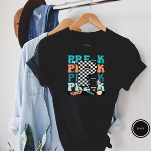 Pre K Grade Checkered Shirt, Pre-K Squad Shirt, Pre-K Squad Shirt, Pre-K Grade Shirt, Pre-K Grade Shirt, Pre-K Grade Is Groovy Tee