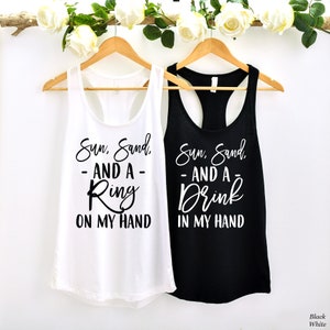 Beach Bachelorette Party Tank Top, Bridal Shower Shirts