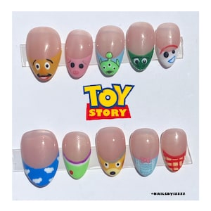 Toy Story inspired press on nails