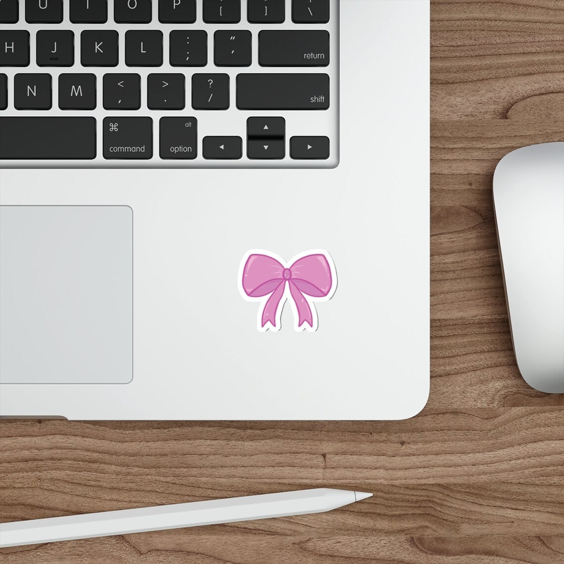 Pretty in Pink Bow Trendy Bow Cute Pink Bow Cute Pink Bow Sticker - Etsy