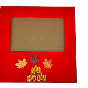 Holiday Frame Gift, Decorative Picture Frame, Fall Pumkin Frame, Farmhouse Decor, rustic Fall Decor, autumn decor, autumn art, farmer gift